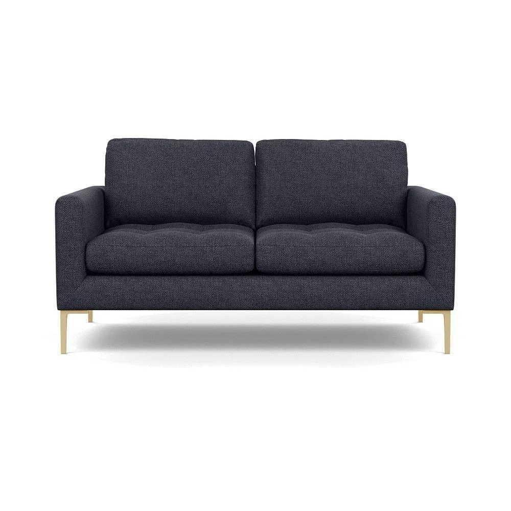 Heal's Eton 3 Seater Sofa Smart Velvet Dolphin Brass - Heal's UK Furniture – image 60