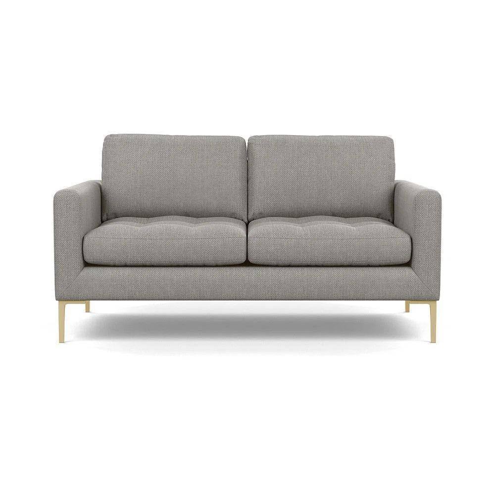 Heal's Eton 3 Seater Sofa Smart Velvet Dolphin Brass - Heal's UK Furniture – image 71