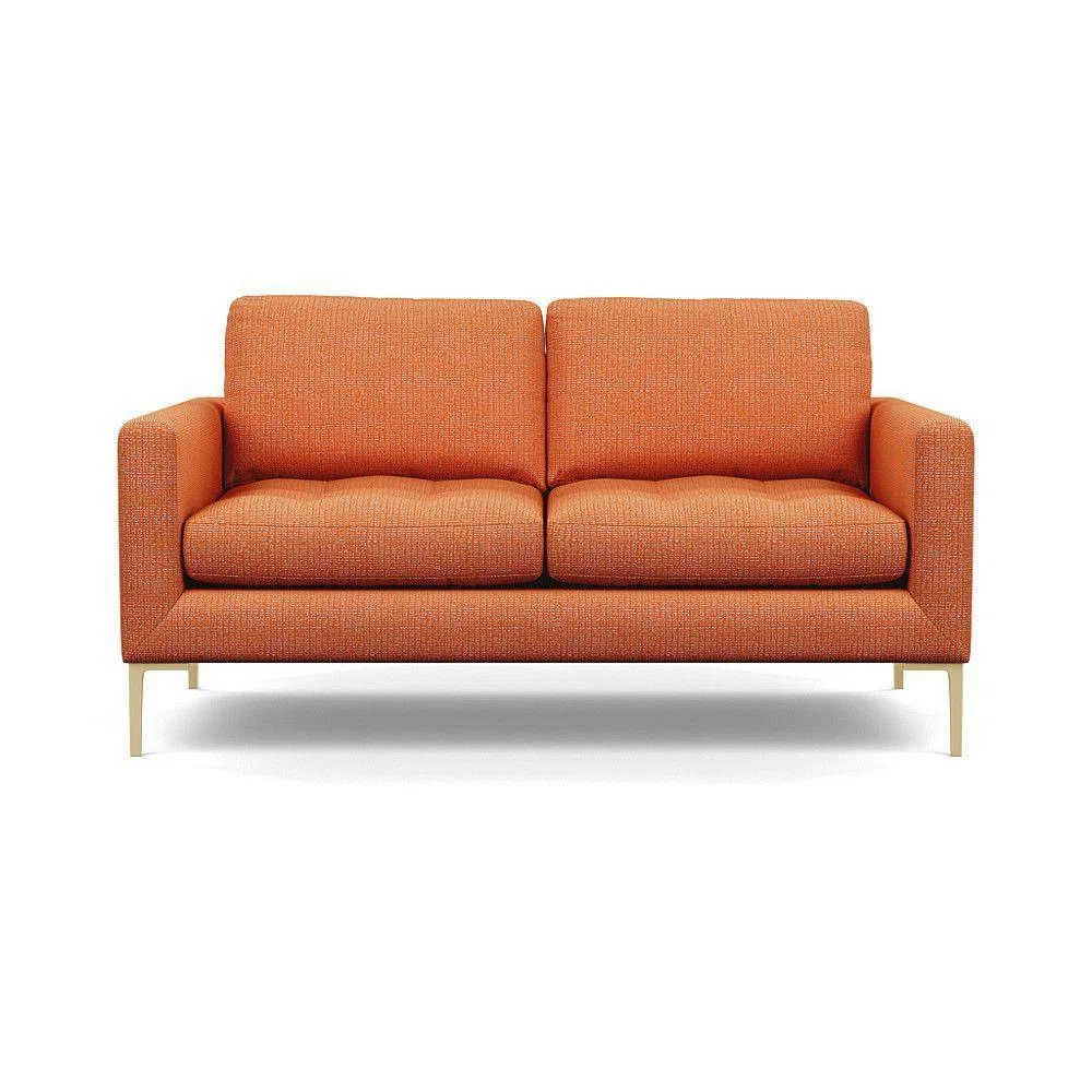 Heal's Eton 3 Seater Sofa Smart Velvet Dolphin Brass - Heal's UK Furniture – image 72