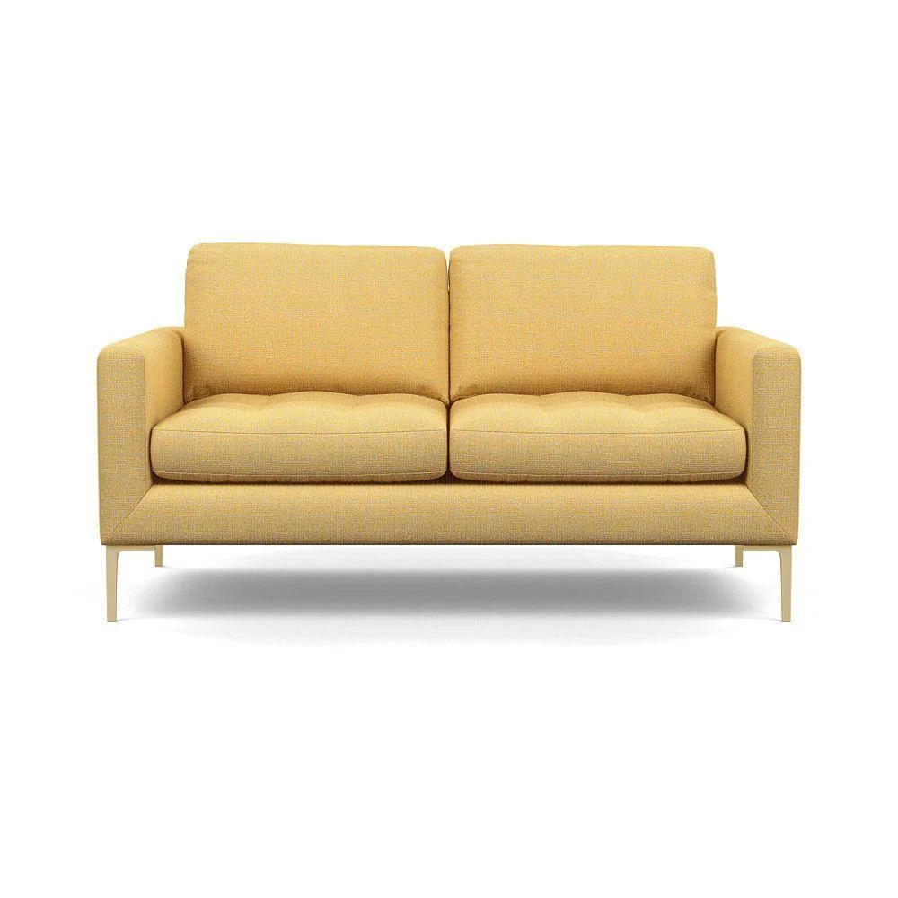 Heal's Eton 3 Seater Sofa Smart Velvet Dolphin Brass - Heal's UK Furniture – image 87