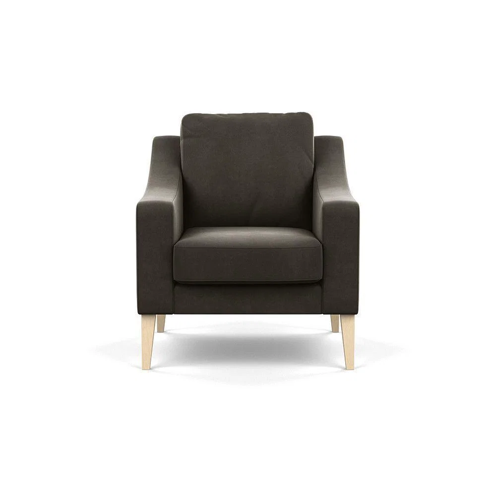 Heal's Eton 3 Seater Sofa Smart Velvet Dolphin Brass - Heal's UK Furniture – image 97