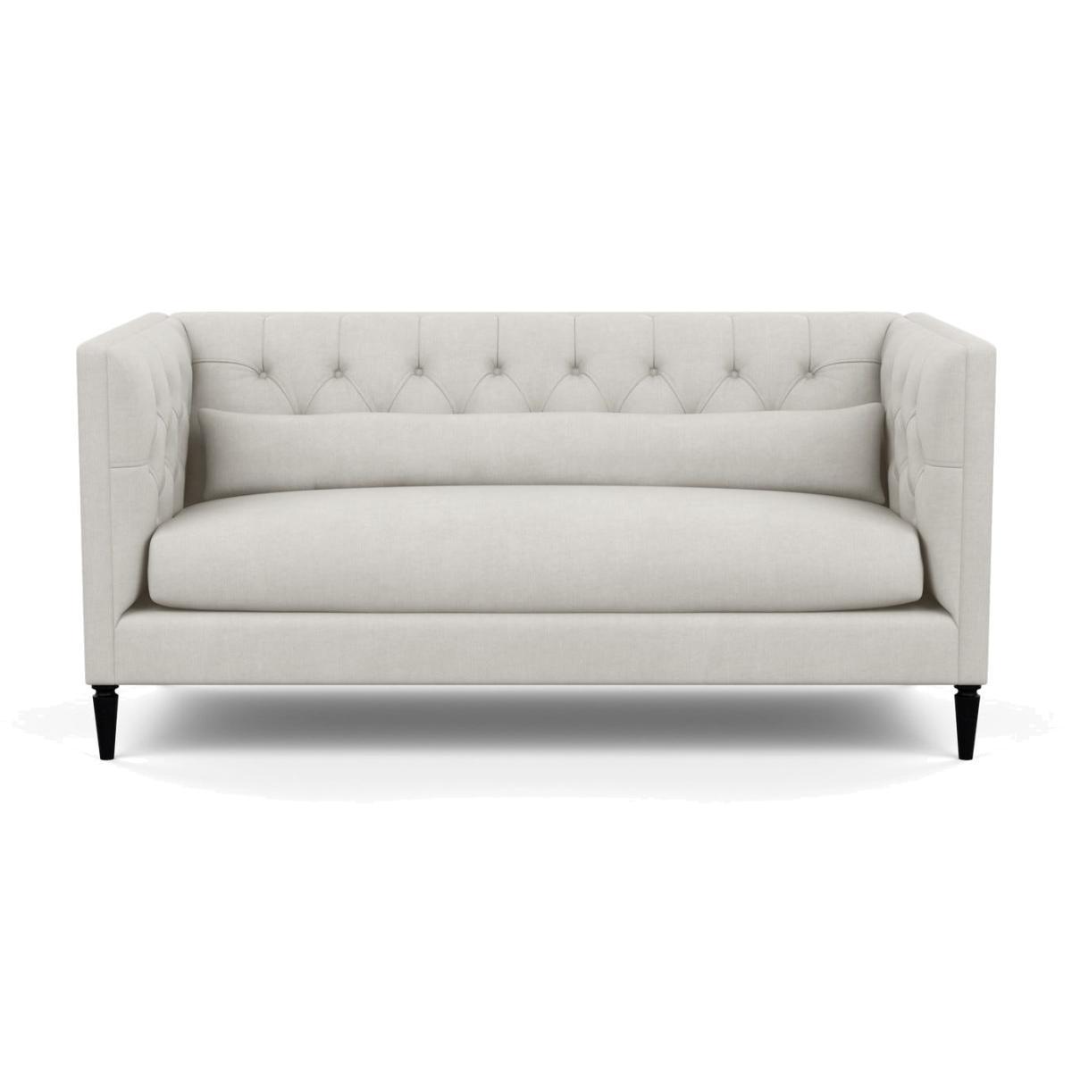 Heal's Balmoral 3 Seater Sofa Capelo LinenCotton Sea Salt Black Feet - Heal's UK Furniture