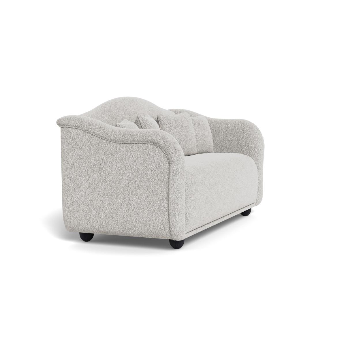 Heal's Tetbury 3 Seater Sofa Chunky Boucle Ecru Natural Beech Feet – image 3
