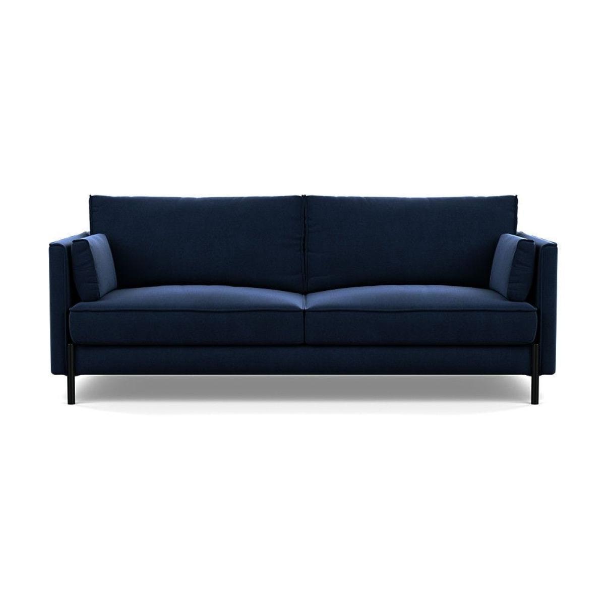 Heal's Tortona 3 Seater Sofa Smart Luxe Velvet Airforce Blue - Heal's UK Furniture – image 18