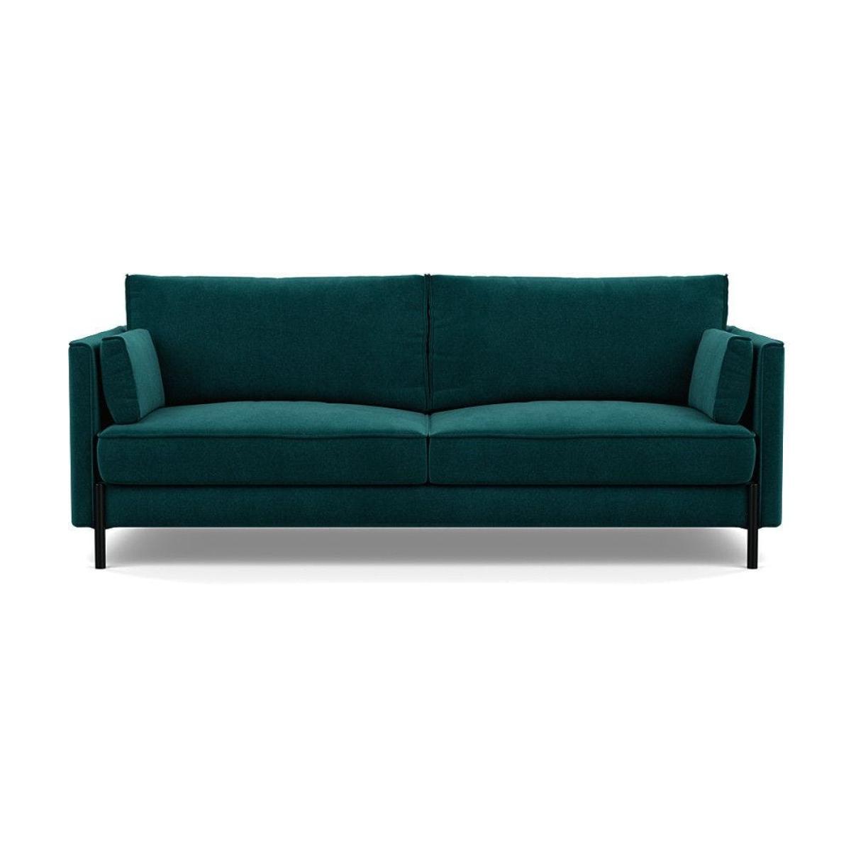 Heal's Tortona 3 Seater Sofa Smart Luxe Velvet Airforce Blue - Heal's UK Furniture – image 48