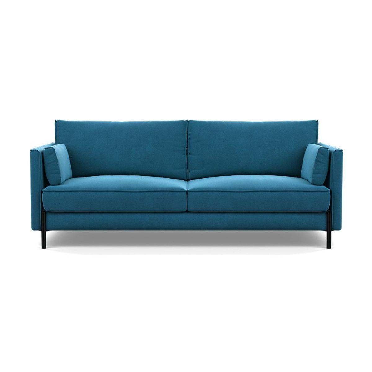 Heal's Tortona 3 Seater Sofa Smart Luxe Velvet Airforce Blue - Heal's UK Furniture – image 52