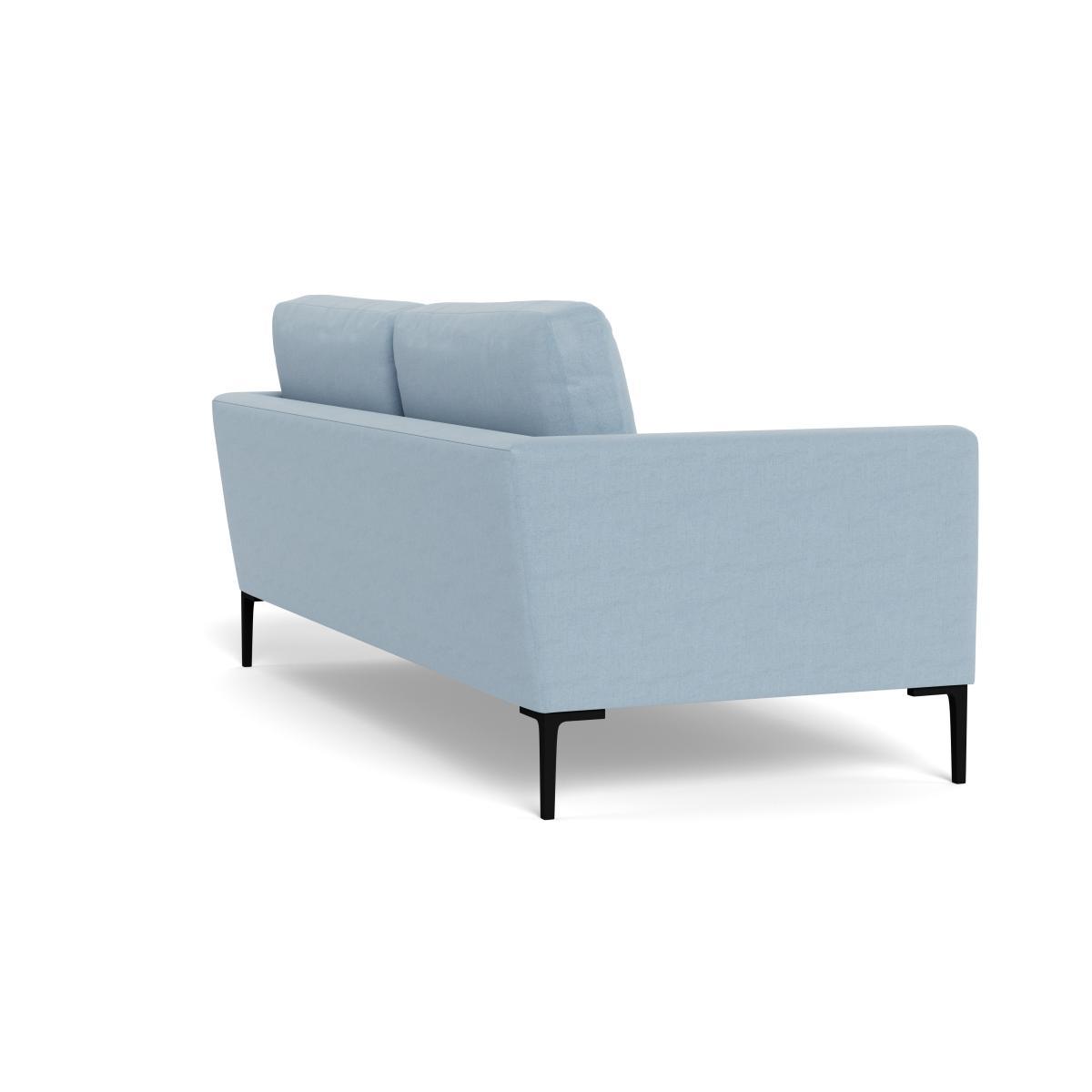 Heal's Eton 3 Seater Sofa Capelo LinenCotton Sea Shanty Brass Feet - Heal's UK Furniture – image 4
