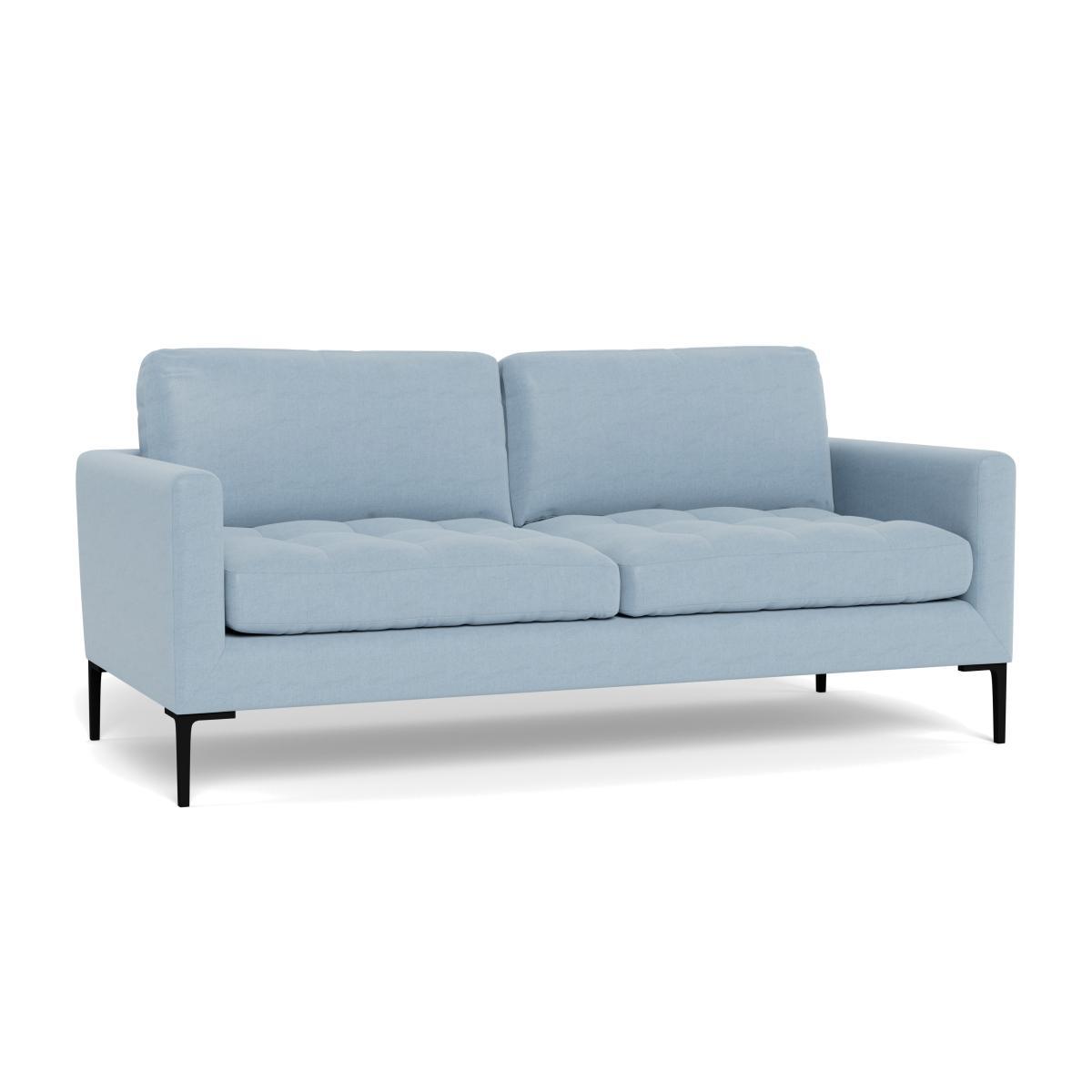 Heal's Eton 3 Seater Sofa Capelo LinenCotton Sea Shanty Brass Feet - Heal's UK Furniture – image 1