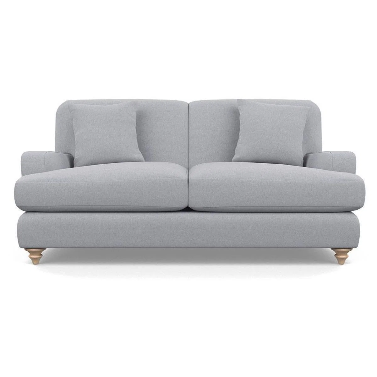 Heal's Hampstead 3 Seater Sofa Velvet Midnight Natural Feet - Heal's UK Furniture – image 11