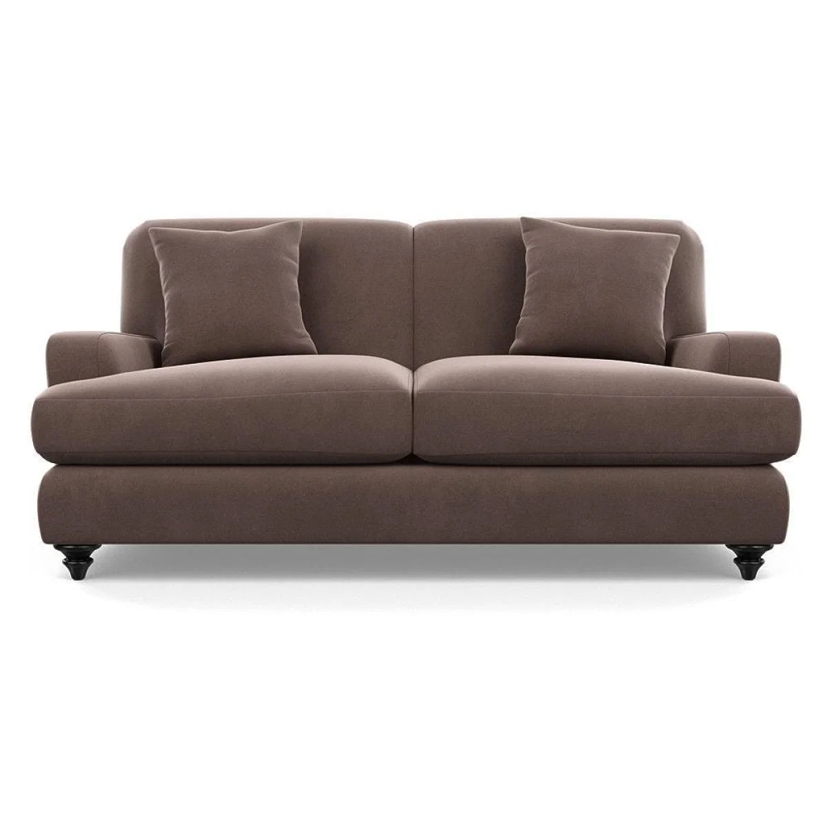 Heal's Hampstead 3 Seater Sofa Velvet Midnight Natural Feet - Heal's UK Furniture – image 101