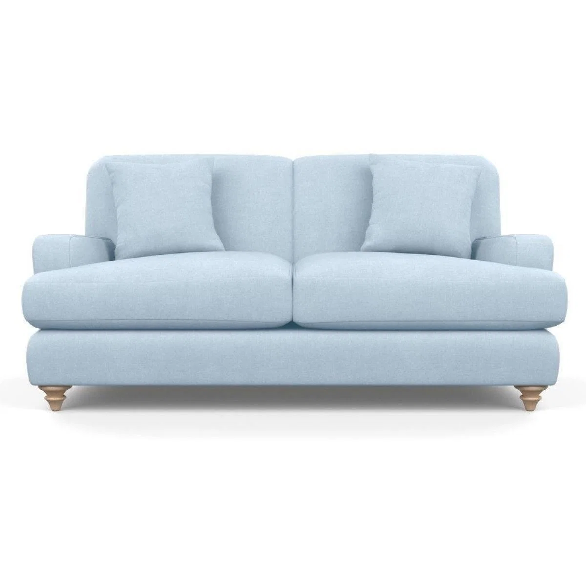 Heal's Hampstead 3 Seater Sofa Velvet Midnight Natural Feet - Heal's UK Furniture – image 103
