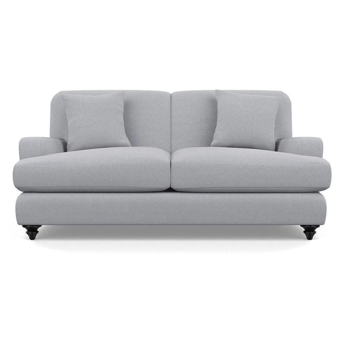Heal's Hampstead 3 Seater Sofa Velvet Midnight Natural Feet - Heal's UK Furniture – image 104