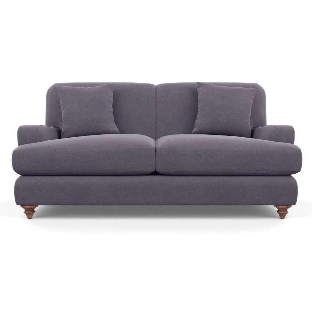 Heal's Hampstead 3 Seater Sofa Velvet Midnight Natural Feet - Heal's UK Furniture – image 12