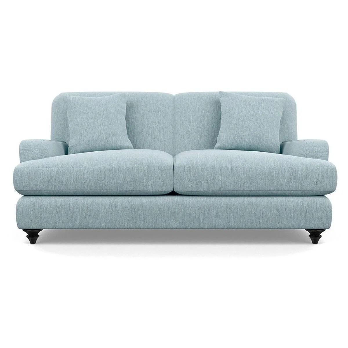 Heal's Hampstead 3 Seater Sofa Velvet Midnight Natural Feet - Heal's UK Furniture – image 13