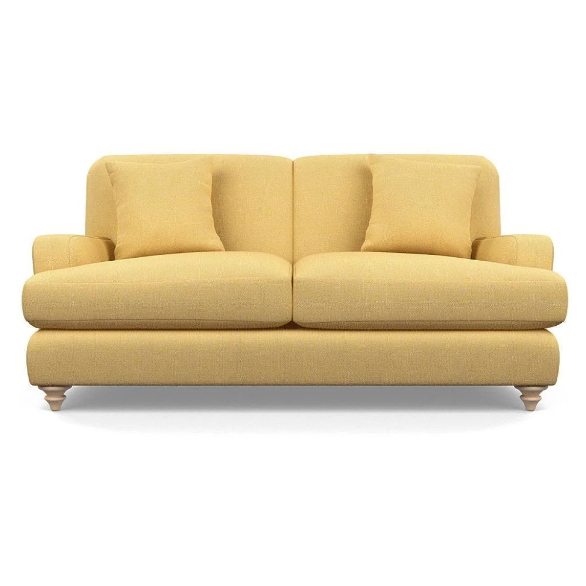 Heal's Hampstead 3 Seater Sofa Velvet Midnight Natural Feet - Heal's UK Furniture – image 15