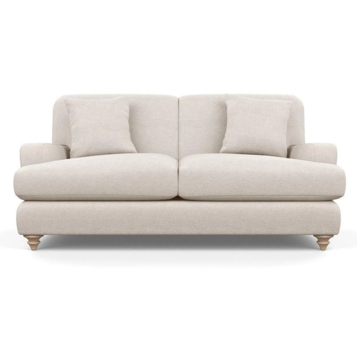 Heal's Hampstead 3 Seater Sofa Velvet Midnight Natural Feet - Heal's UK Furniture – image 17