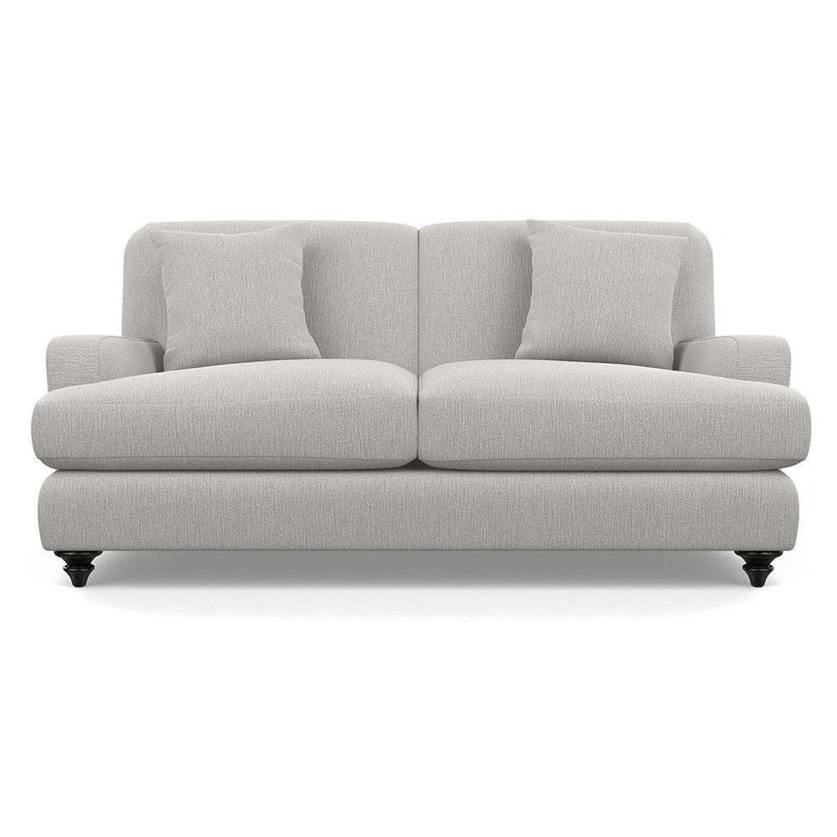 Heal's Hampstead 3 Seater Sofa Velvet Midnight Natural Feet - Heal's UK Furniture – image 22