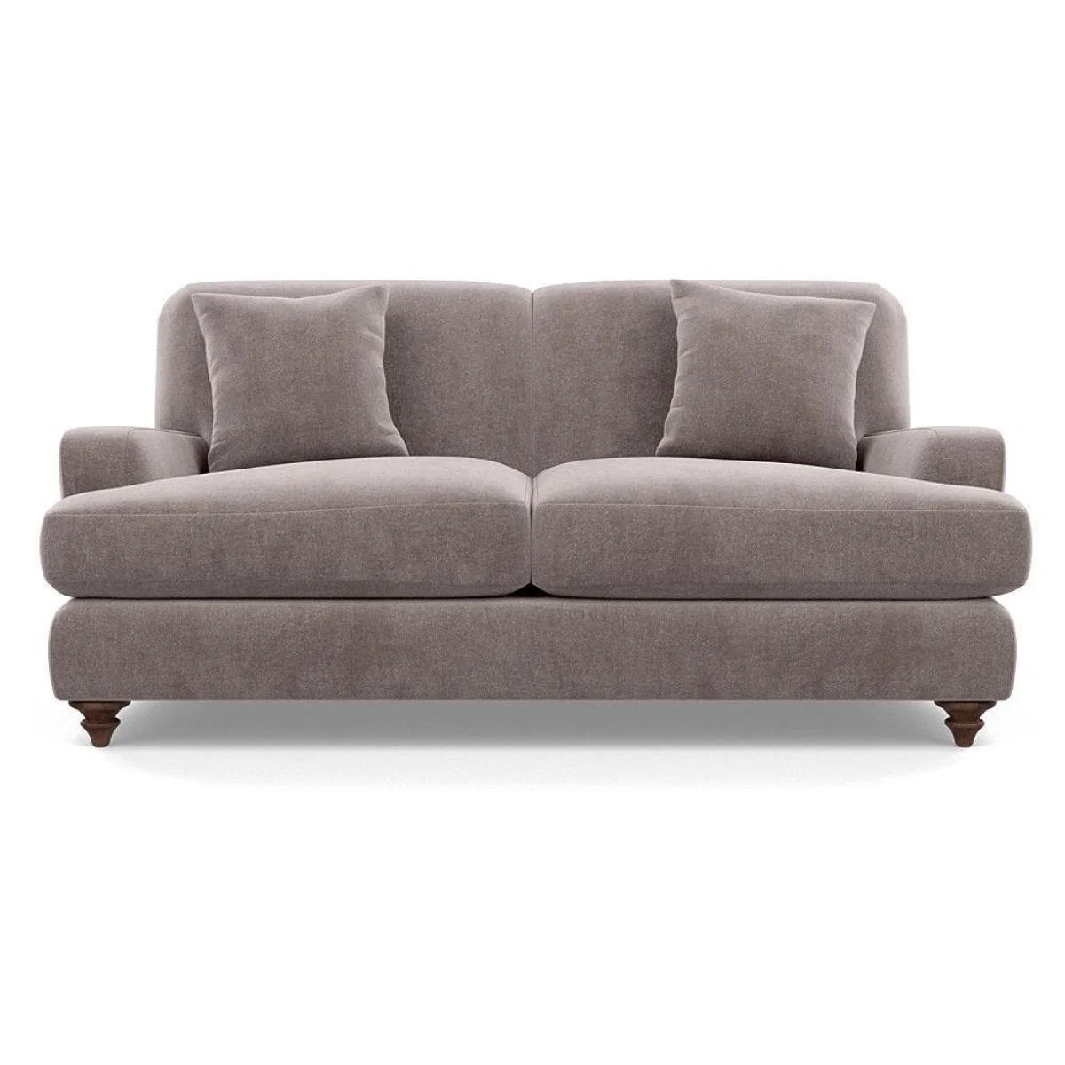 Heal's Hampstead 3 Seater Sofa Velvet Midnight Natural Feet - Heal's UK Furniture – image 30