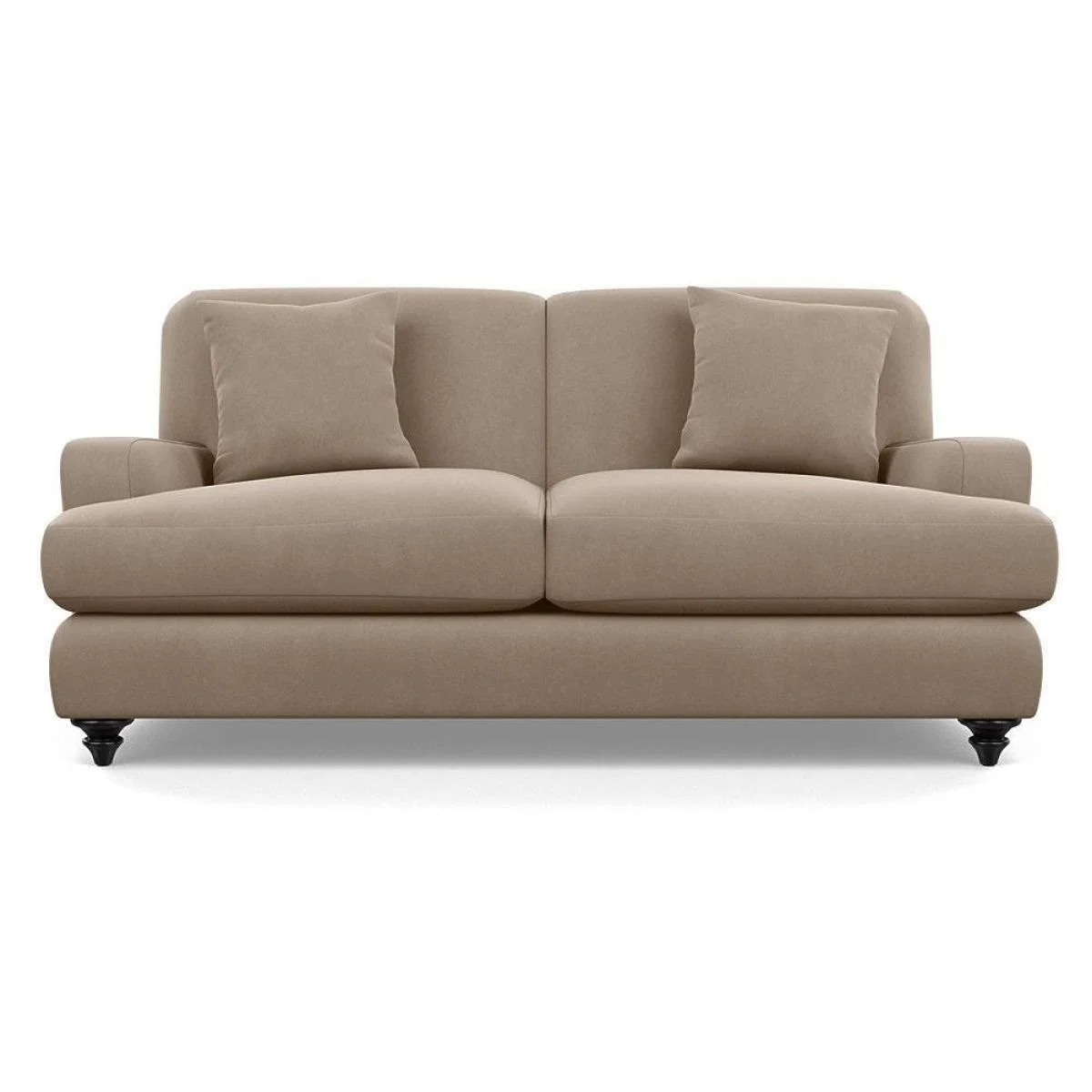 Heal's Hampstead 3 Seater Sofa Velvet Midnight Natural Feet - Heal's UK Furniture – image 31