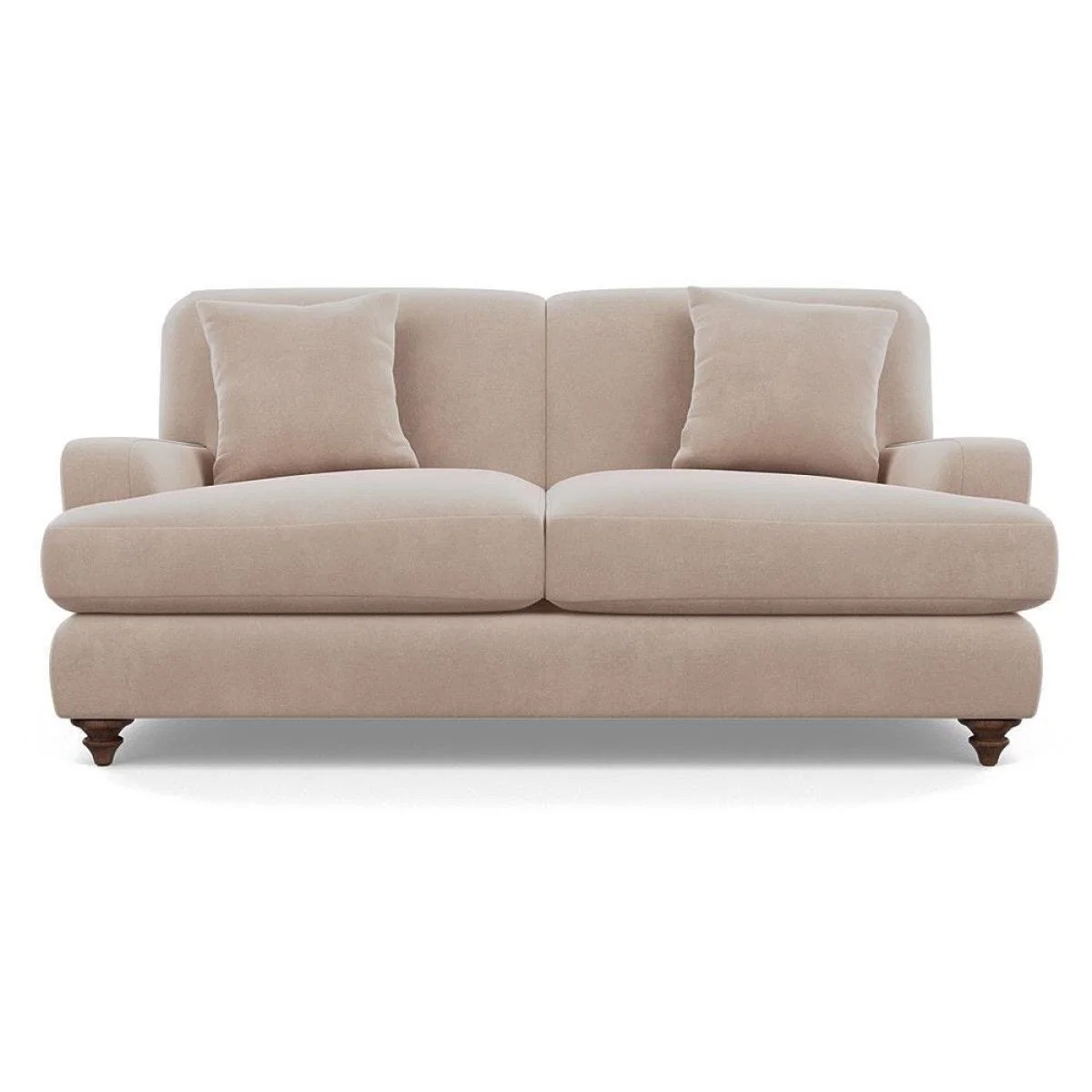 Heal's Hampstead 3 Seater Sofa Velvet Midnight Natural Feet - Heal's UK Furniture – image 33