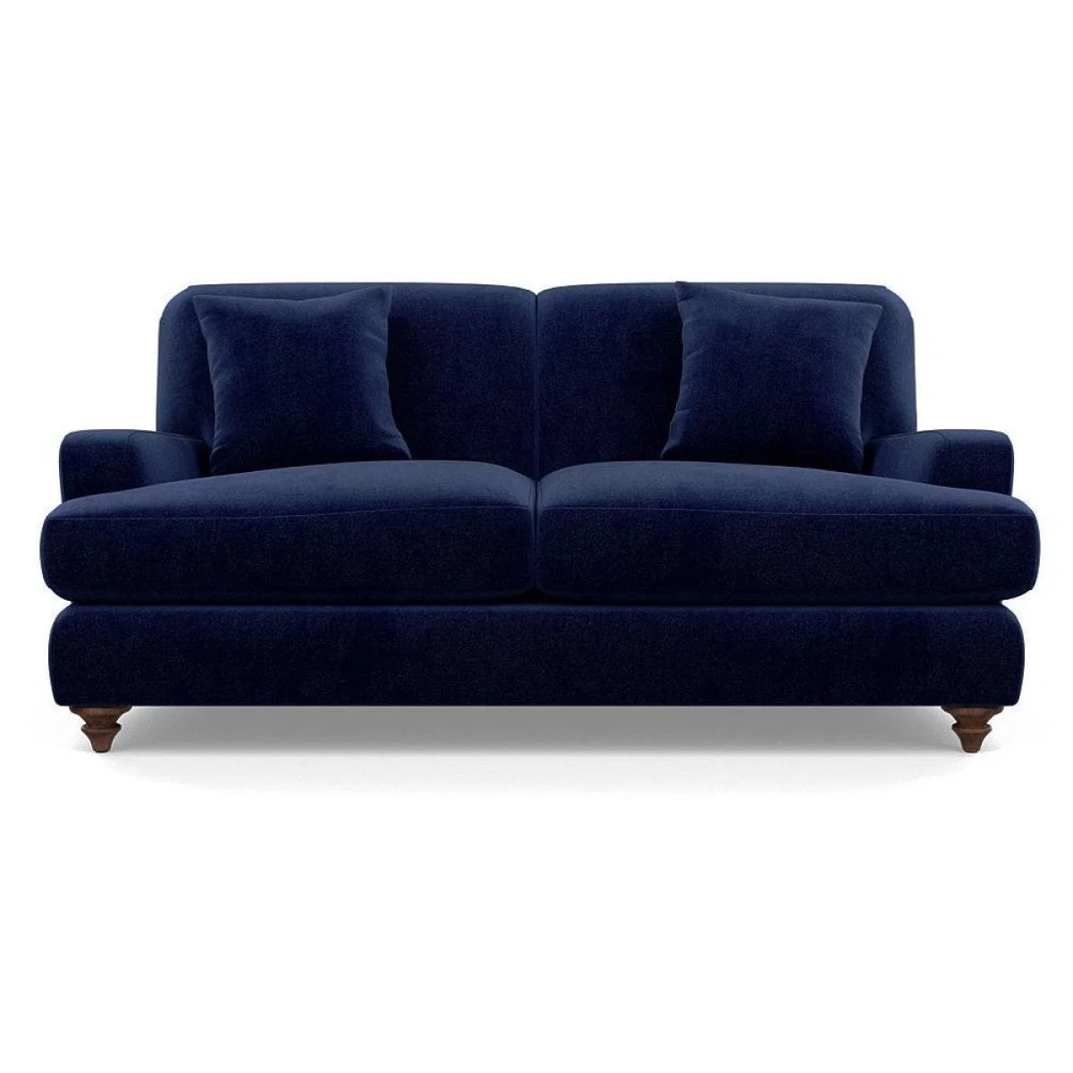 Heal's Hampstead 3 Seater Sofa Velvet Midnight Natural Feet - Heal's UK Furniture – image 38