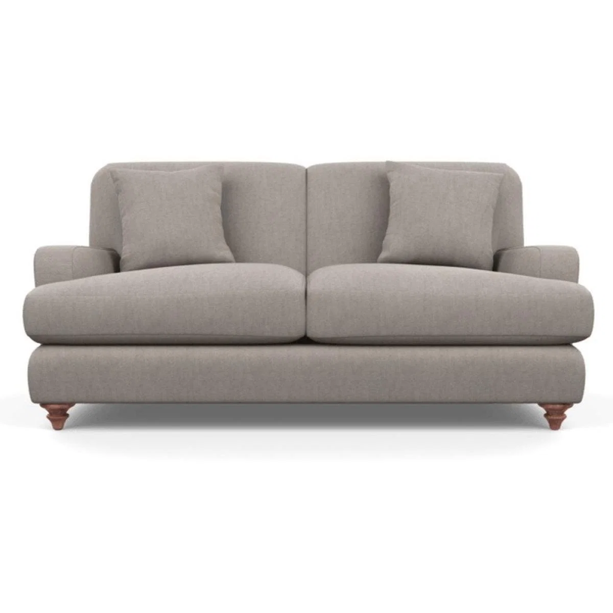 Heal's Hampstead 3 Seater Sofa Velvet Midnight Natural Feet - Heal's UK Furniture – image 41