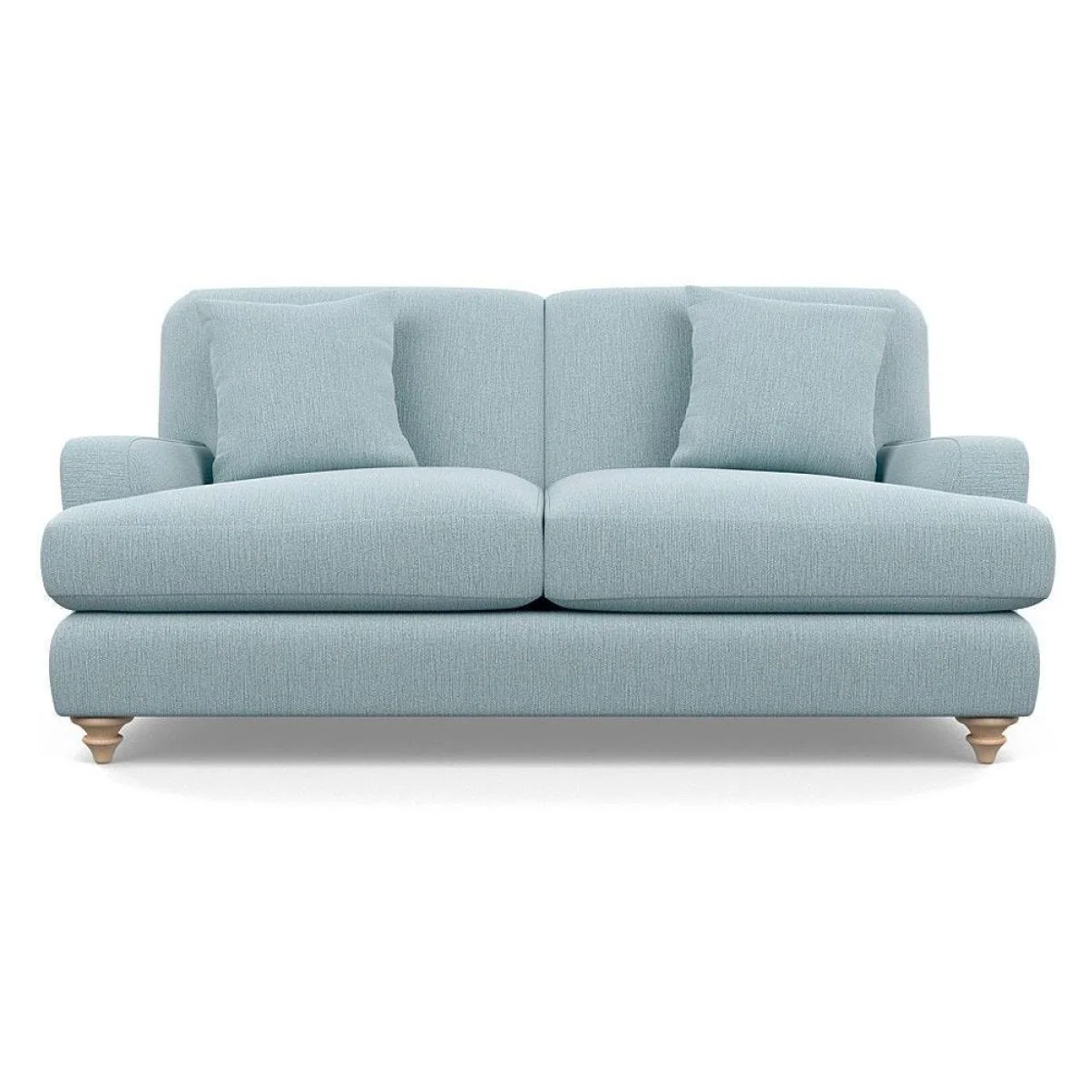 Heal's Hampstead 3 Seater Sofa Velvet Midnight Natural Feet - Heal's UK Furniture – image 44