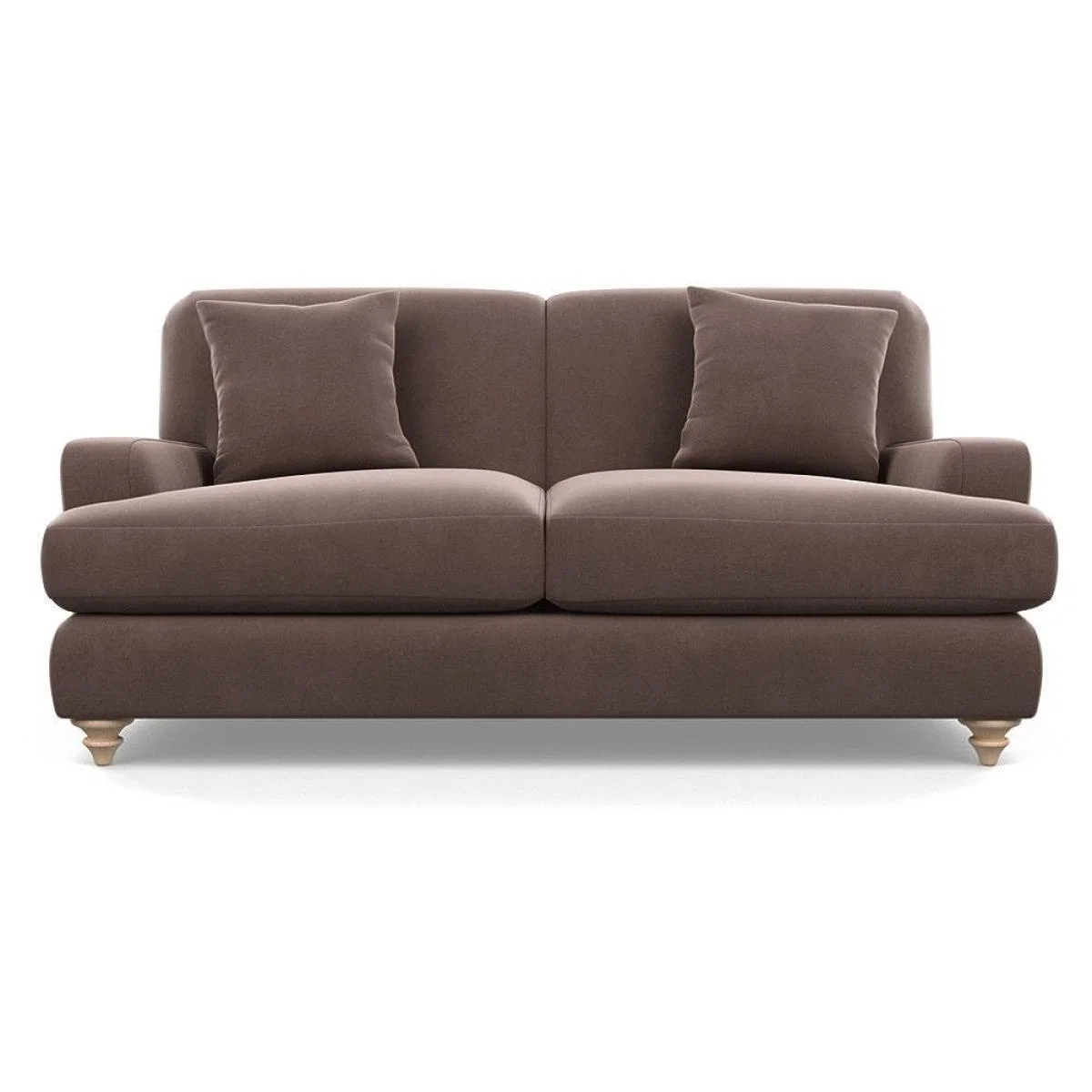 Heal's Hampstead 3 Seater Sofa Velvet Midnight Natural Feet - Heal's UK Furniture – image 47