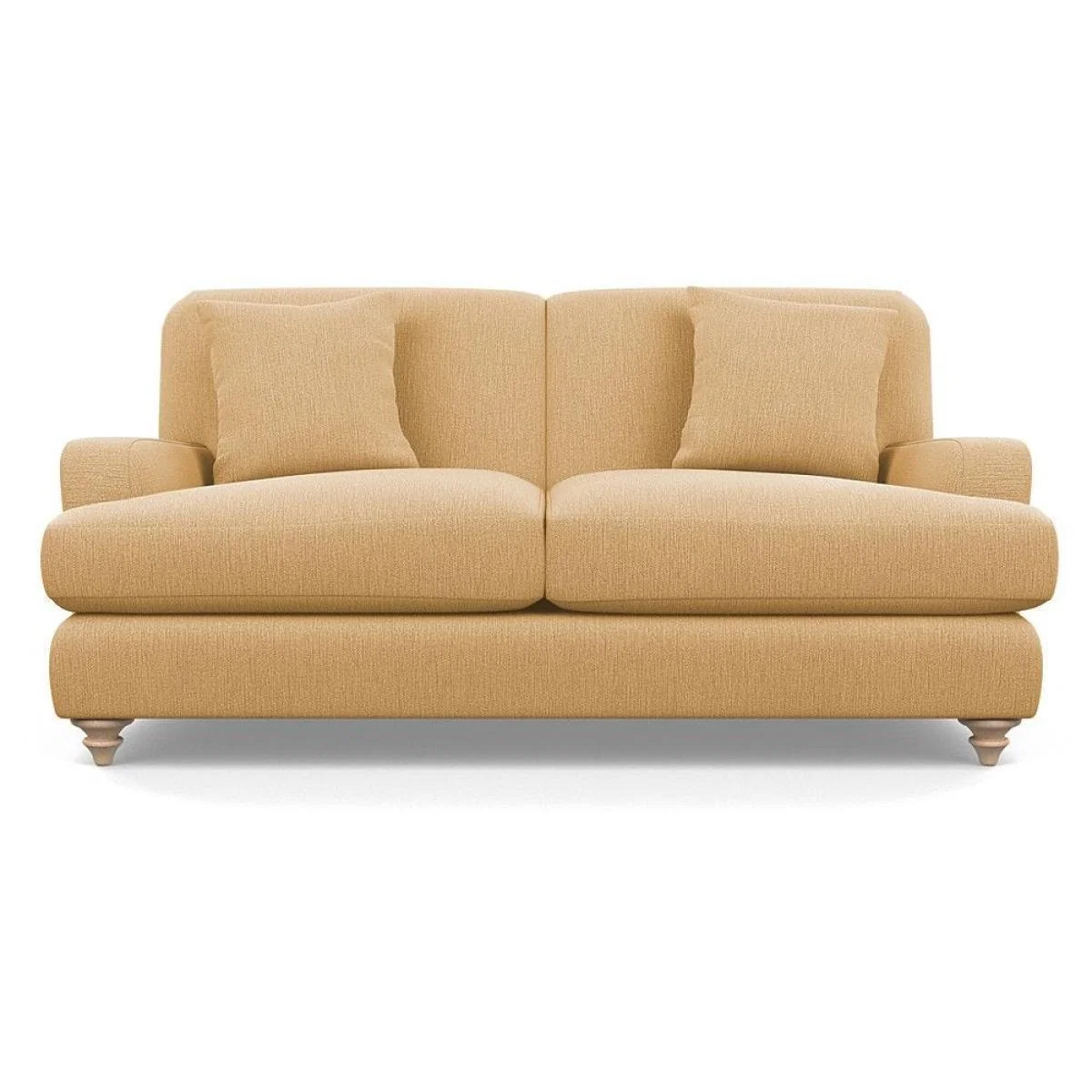 Heal's Hampstead 3 Seater Sofa Velvet Midnight Natural Feet - Heal's UK Furniture – image 48