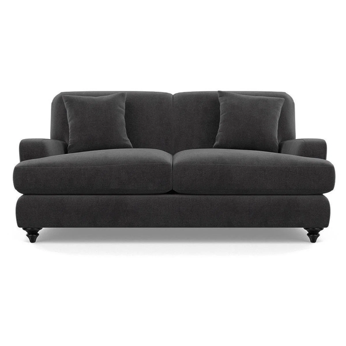 Heal's Hampstead 3 Seater Sofa Velvet Midnight Natural Feet - Heal's UK Furniture – image 49