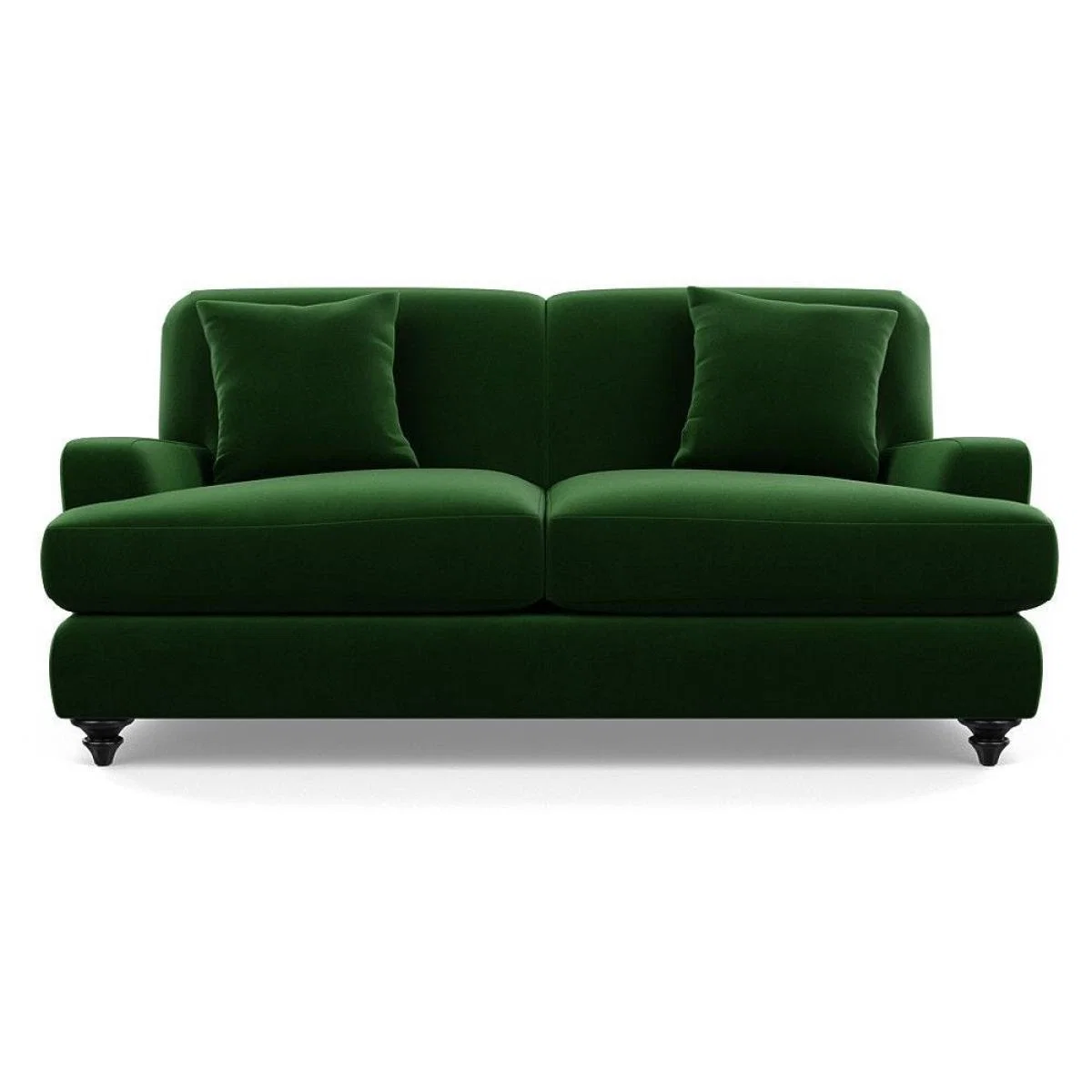 Heal's Hampstead 3 Seater Sofa Velvet Midnight Natural Feet - Heal's UK Furniture – image 51