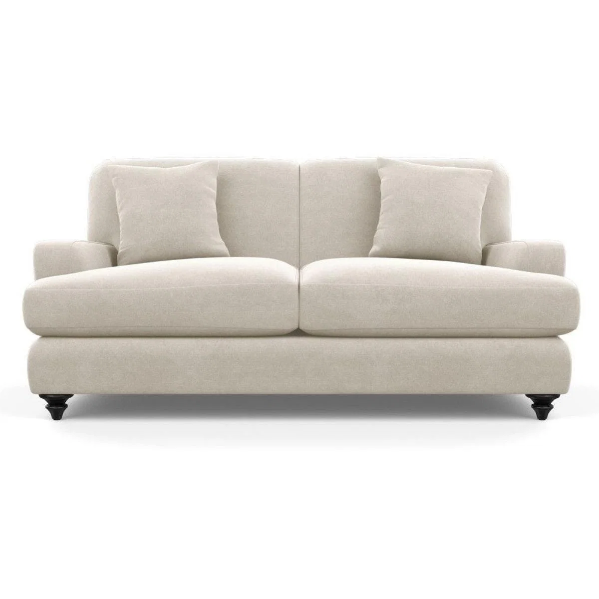 Heal's Hampstead 3 Seater Sofa Velvet Midnight Natural Feet - Heal's UK Furniture – image 53