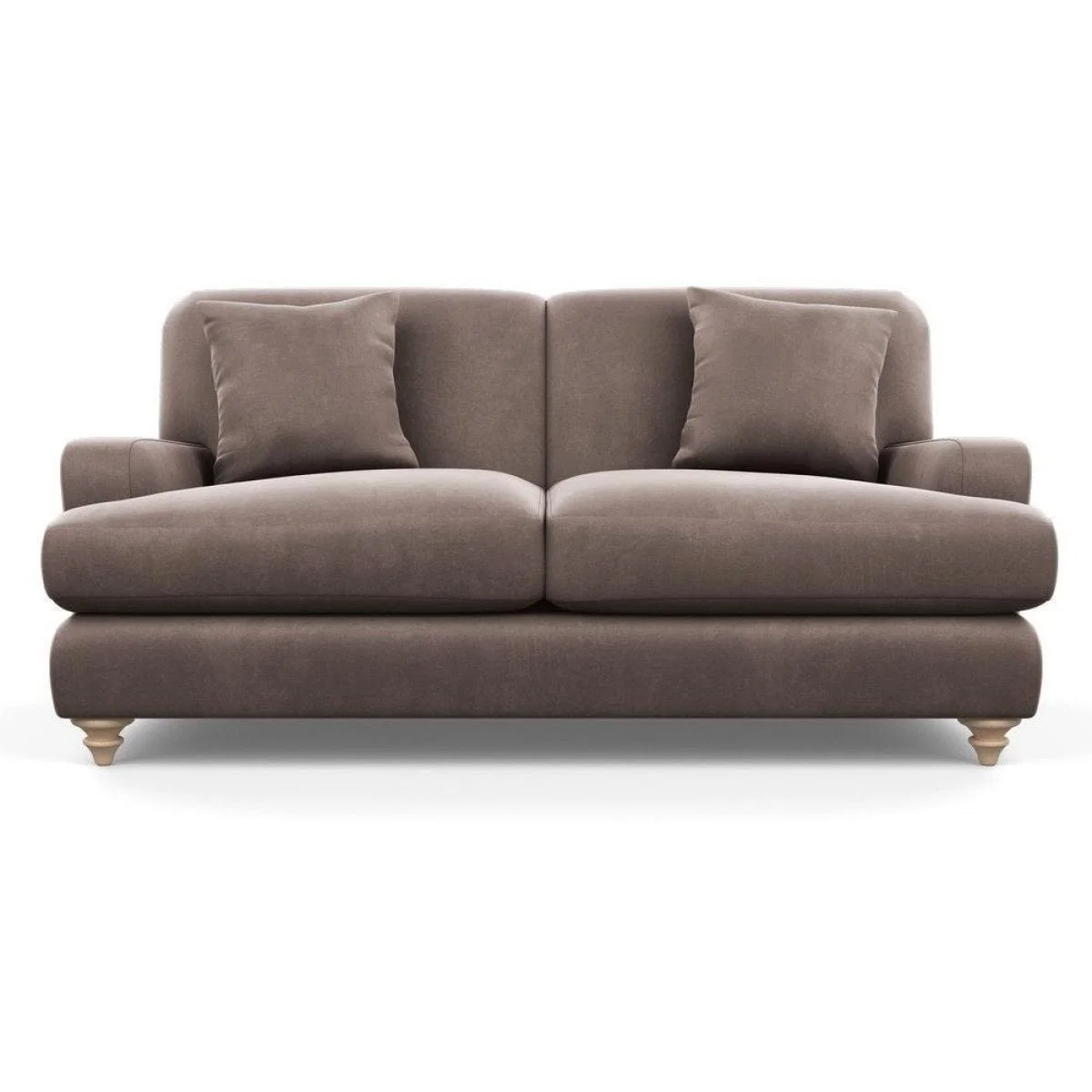 Heal's Hampstead 3 Seater Sofa Velvet Midnight Natural Feet - Heal's UK Furniture – image 55