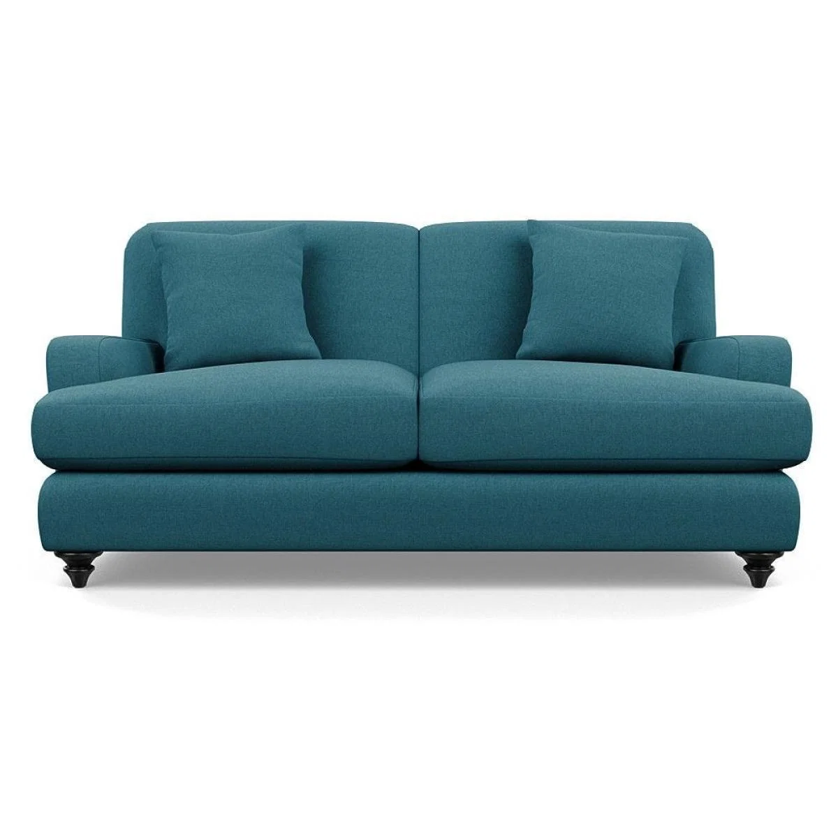 Heal's Hampstead 3 Seater Sofa Velvet Midnight Natural Feet - Heal's UK Furniture – image 63