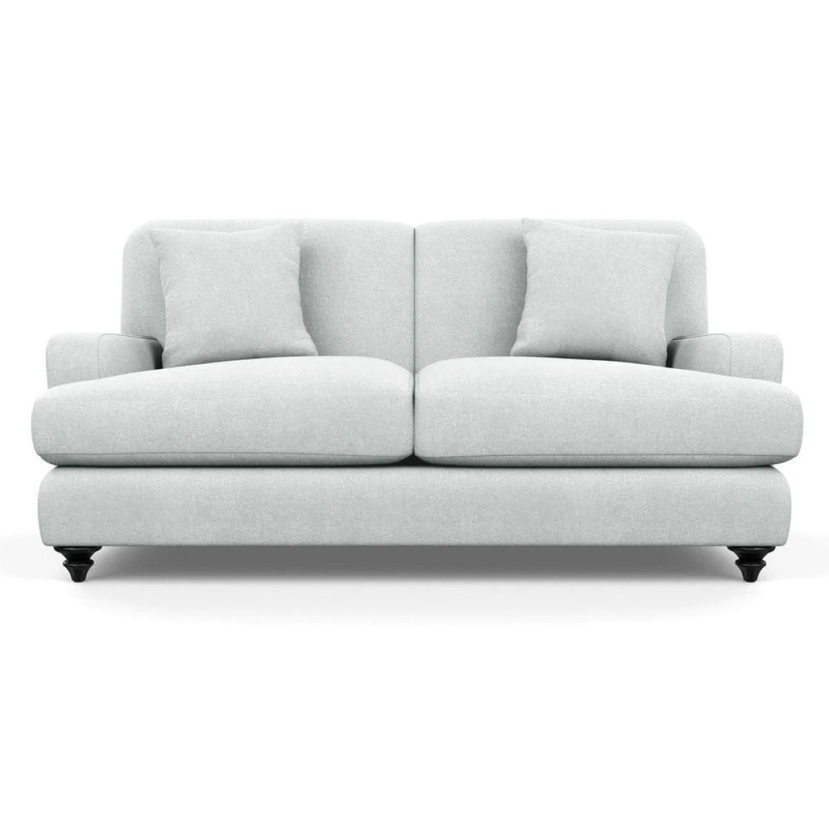 Heal's Hampstead 3 Seater Sofa Velvet Midnight Natural Feet - Heal's UK Furniture – image 64