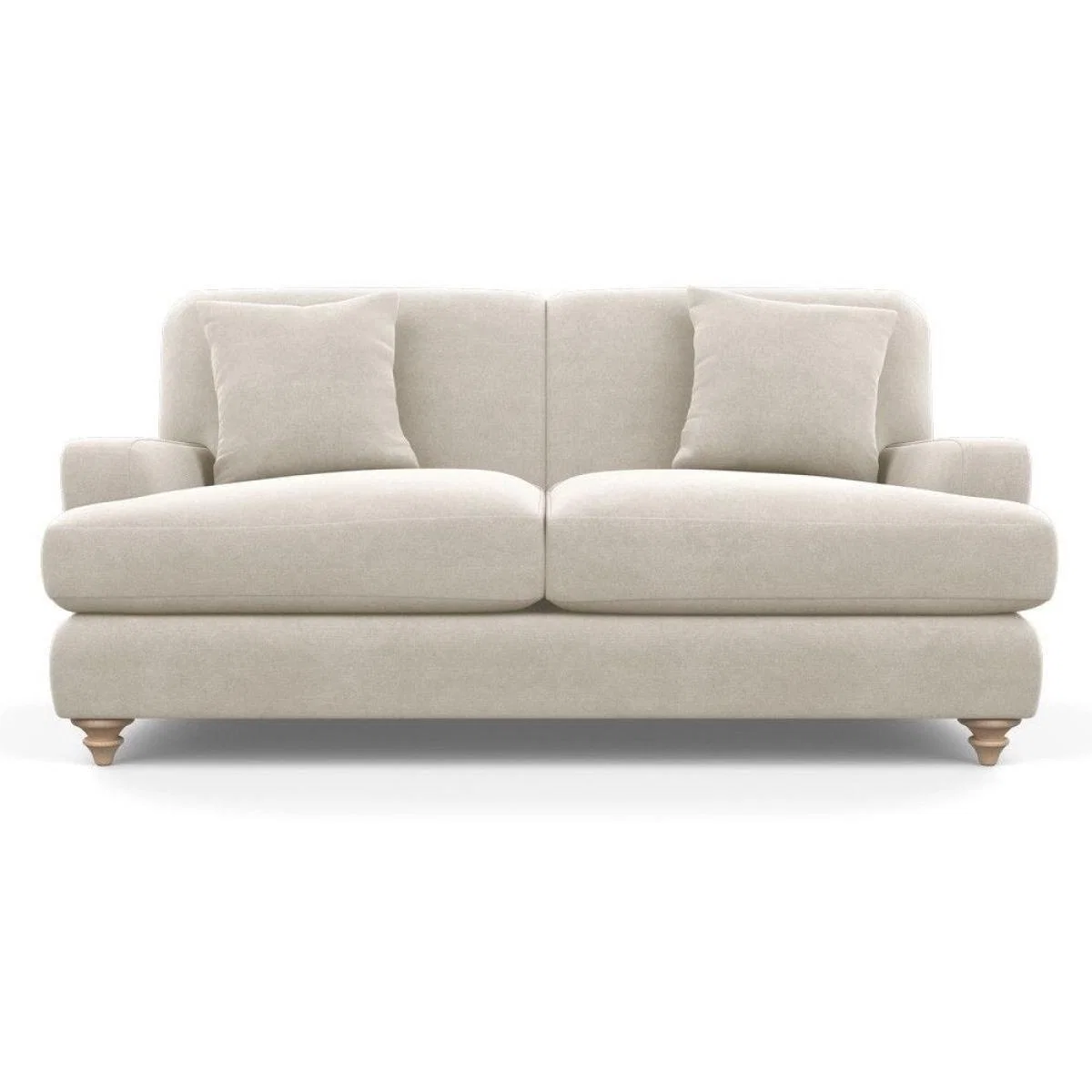 Heal's Hampstead 3 Seater Sofa Velvet Midnight Natural Feet - Heal's UK Furniture – image 65