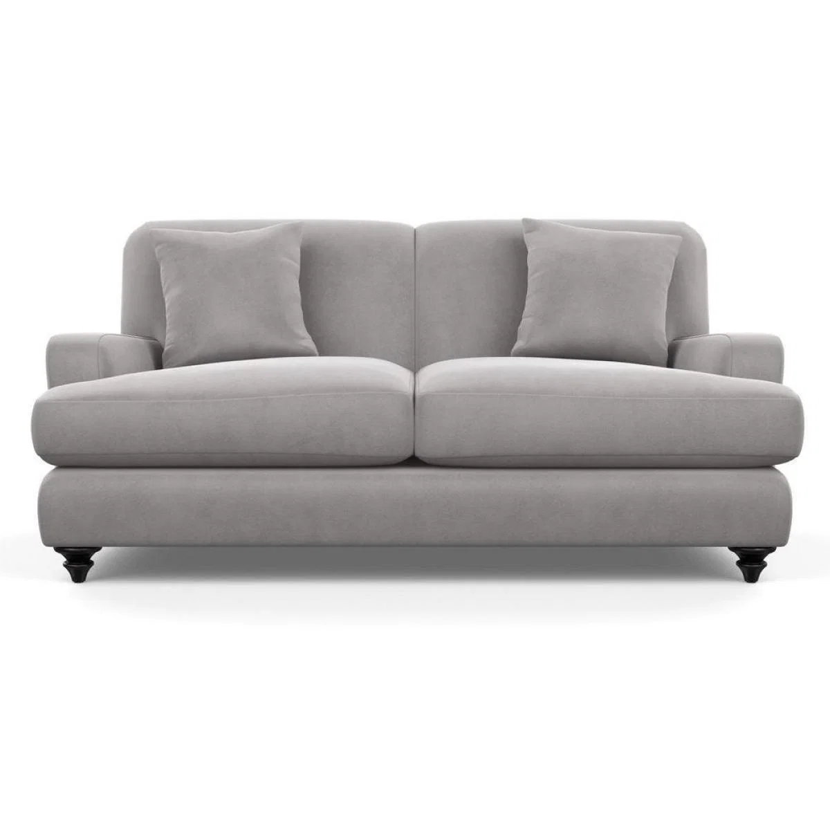 Heal's Hampstead 3 Seater Sofa Velvet Midnight Natural Feet - Heal's UK Furniture – image 66