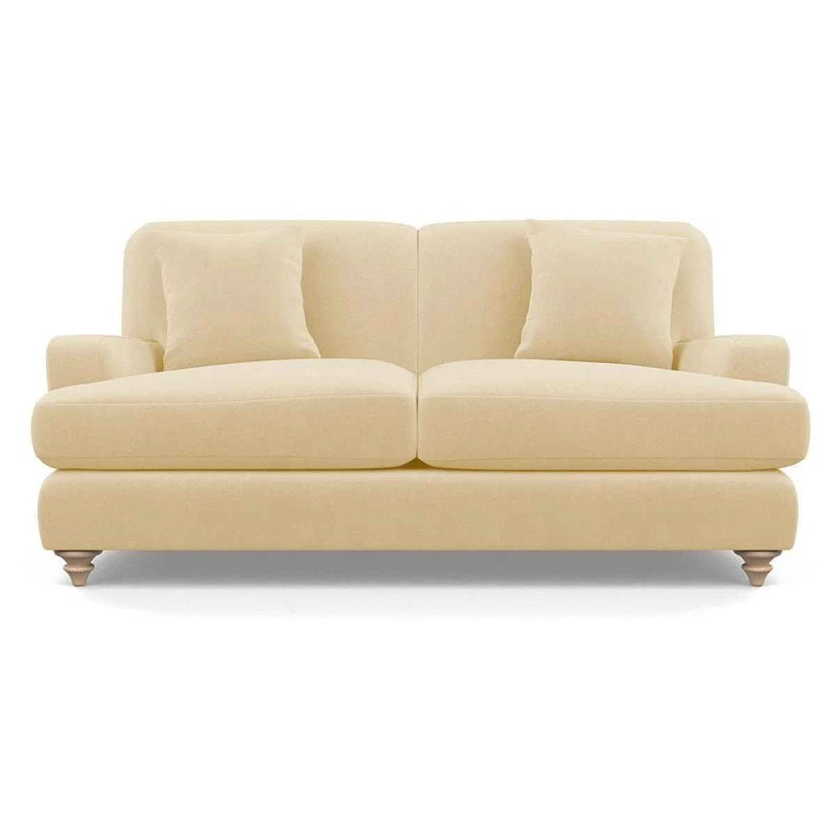 Heal's Hampstead 3 Seater Sofa Velvet Midnight Natural Feet - Heal's UK Furniture – image 67