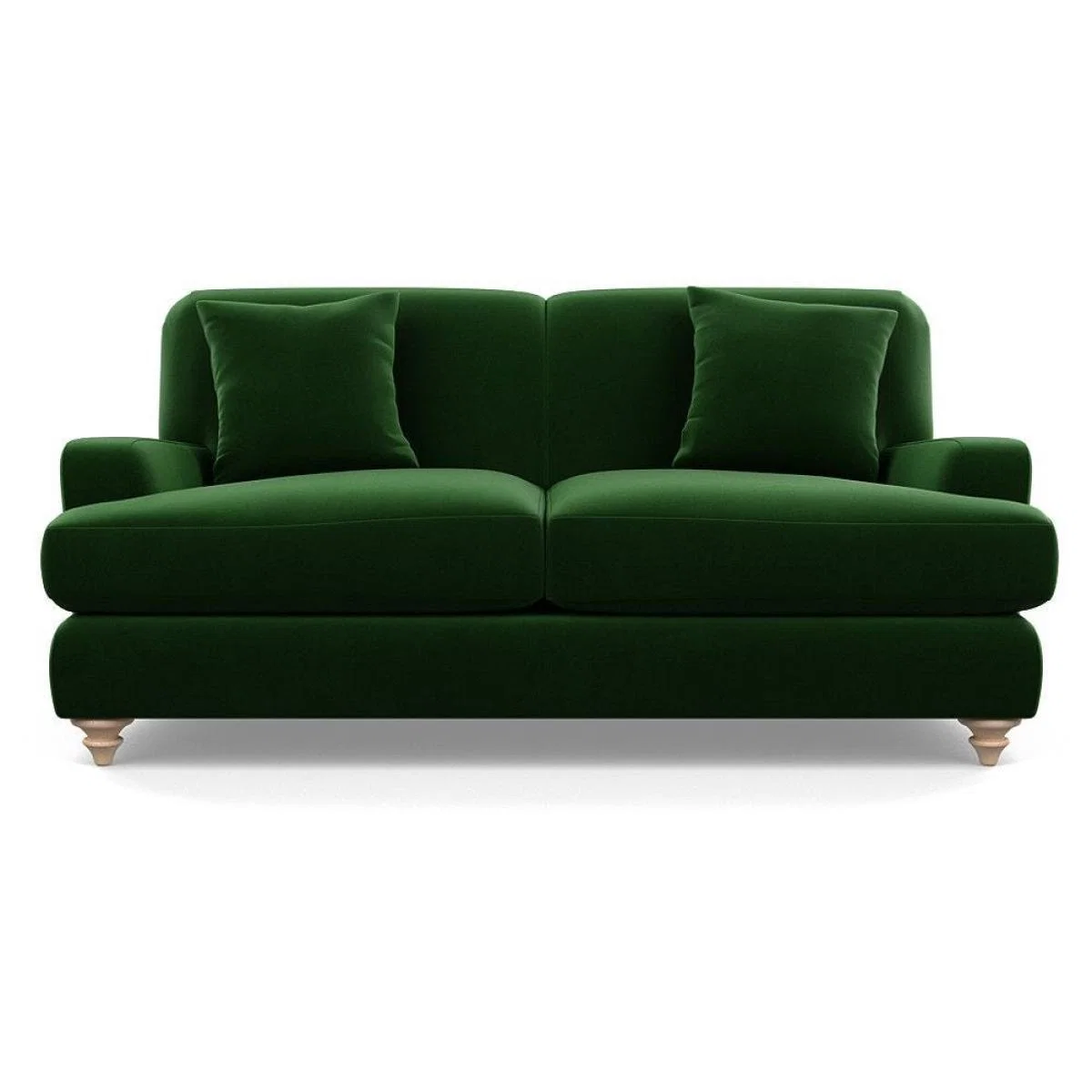 Heal's Hampstead 3 Seater Sofa Velvet Midnight Natural Feet - Heal's UK Furniture – image 70