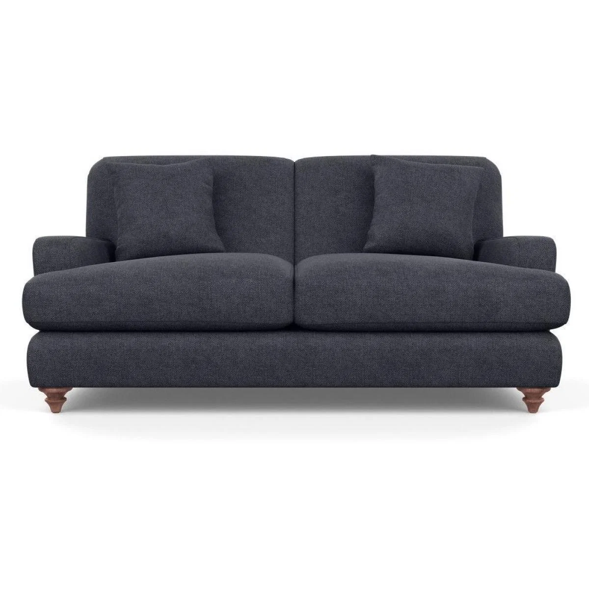 Heal's Hampstead 3 Seater Sofa Velvet Midnight Natural Feet - Heal's UK Furniture – image 71