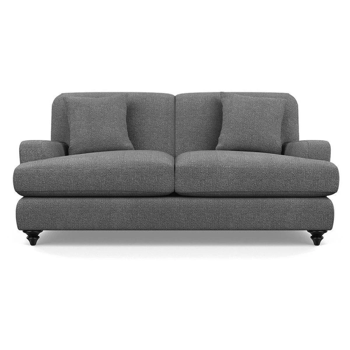 Heal's Hampstead 3 Seater Sofa Velvet Midnight Natural Feet - Heal's UK Furniture – image 75