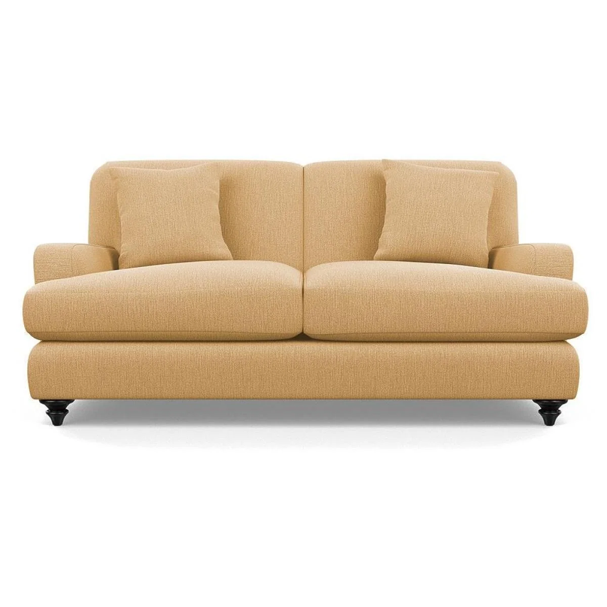 Heal's Hampstead 3 Seater Sofa Velvet Midnight Natural Feet - Heal's UK Furniture – image 79