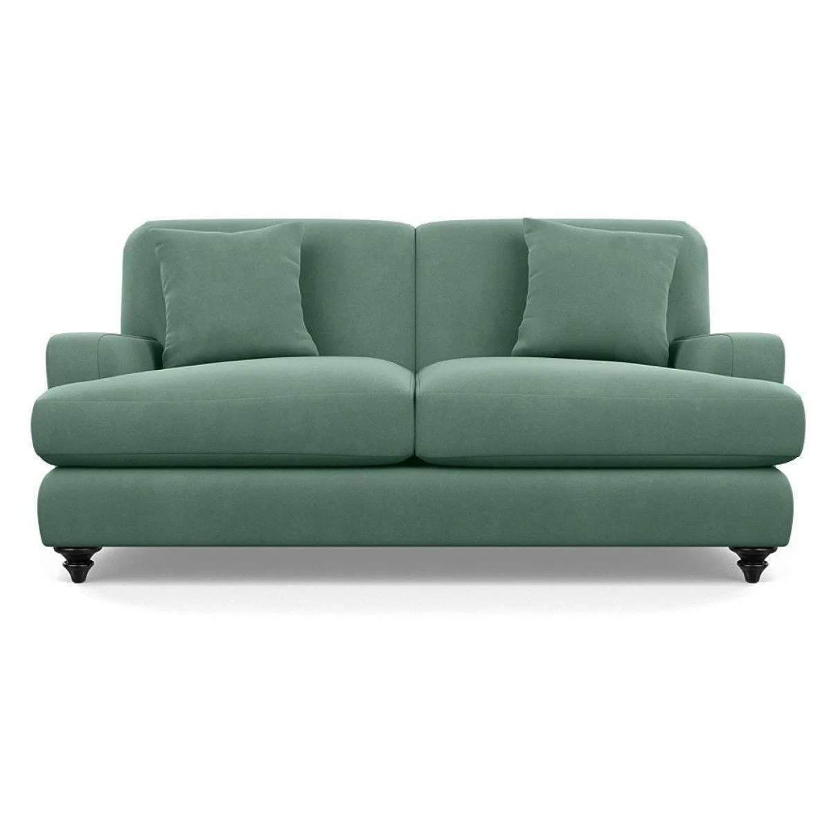 Heal's Hampstead 3 Seater Sofa Velvet Midnight Natural Feet - Heal's UK Furniture – image 9