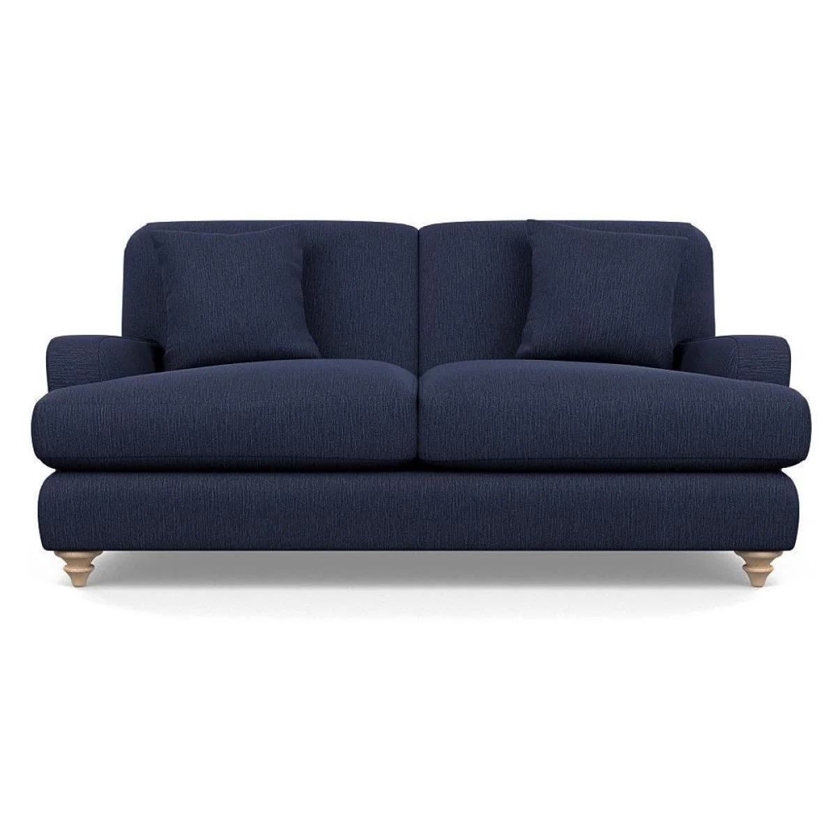 Heal's Hampstead 3 Seater Sofa Velvet Midnight Natural Feet - Heal's UK Furniture – image 83