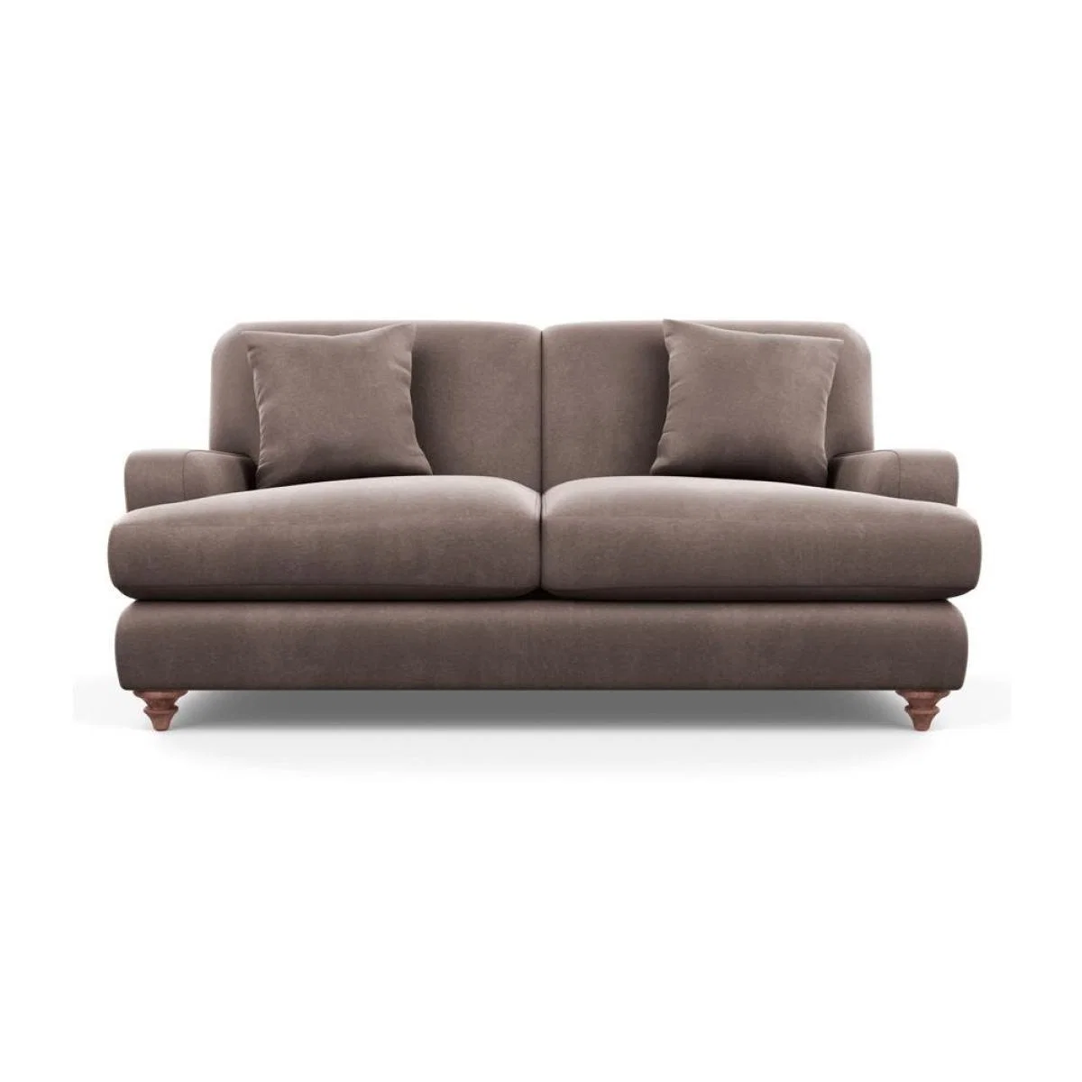 Heal's Hampstead 3 Seater Sofa Velvet Midnight Natural Feet - Heal's UK Furniture – image 86