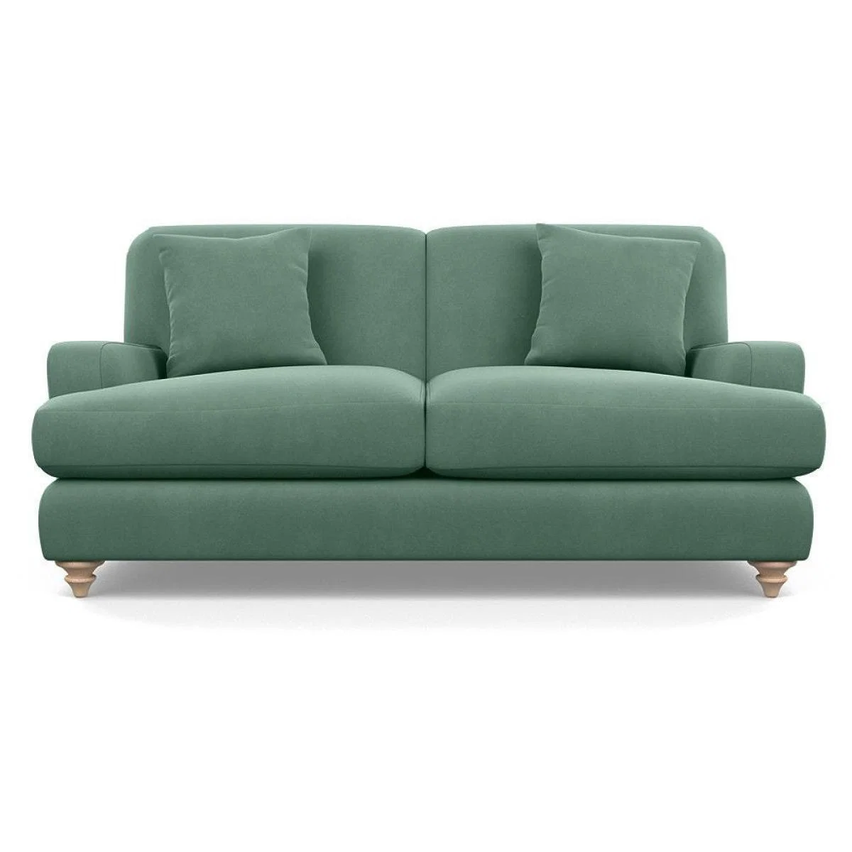 Heal's Hampstead 3 Seater Sofa Velvet Midnight Natural Feet - Heal's UK Furniture – image 87