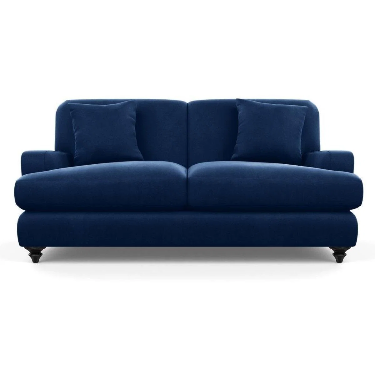 Heal's Hampstead 3 Seater Sofa Velvet Midnight Natural Feet - Heal's UK Furniture – image 89