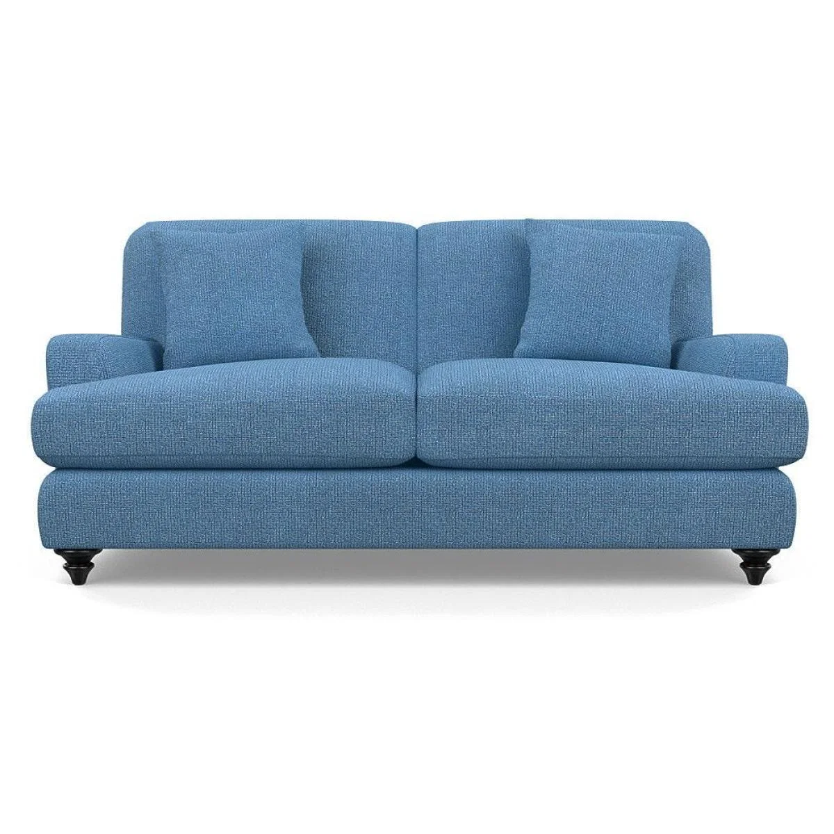 Heal's Hampstead 3 Seater Sofa Velvet Midnight Natural Feet - Heal's UK Furniture – image 94
