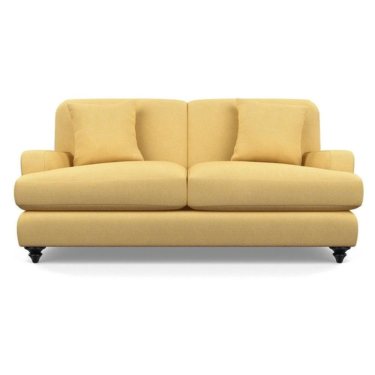 Heal's Hampstead 3 Seater Sofa Velvet Midnight Natural Feet - Heal's UK Furniture – image 96