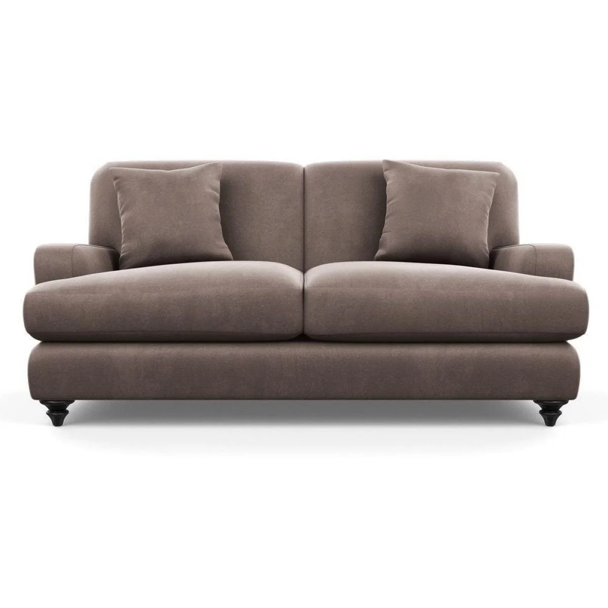 Heal's Hampstead 3 Seater Sofa Velvet Midnight Natural Feet - Heal's UK Furniture – image 97